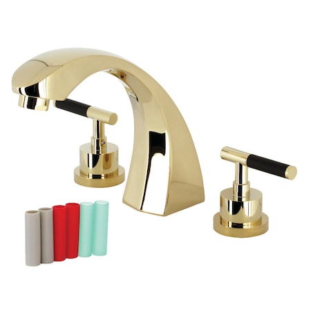 Kingston Brass KS4362CKL Roman Tub Faucet, Polished Brass KS4362CKL